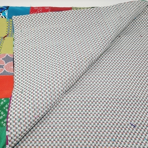 Unbranded | Multicolored Mixed Print Patchwork Handmade Blanket (One Size) - Picture 7 of 16